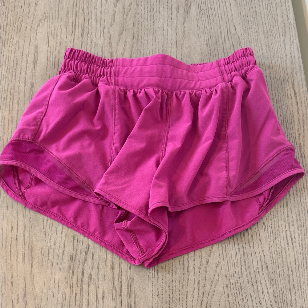 lululemon athletica Hot Pink Layered Athletic Shorts